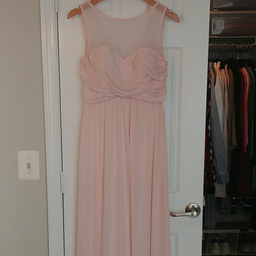 David's Bridal Petal bridesmaids dress